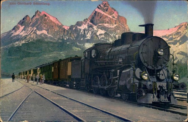 Gotthard Schnellzug Vorderseite