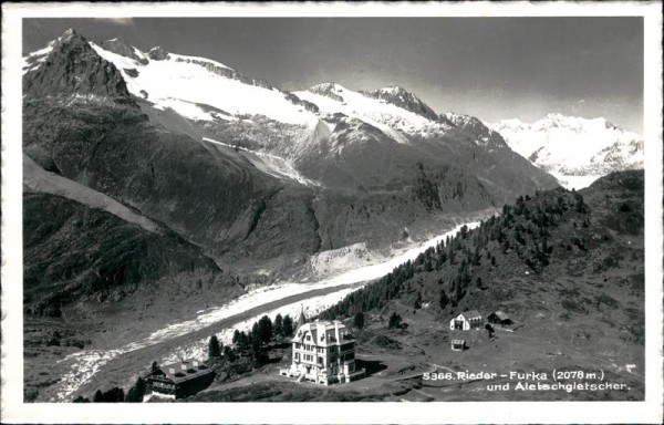 Aletschgletscher Vorderseite