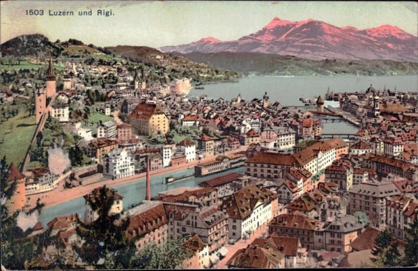 Luzern und Rigi. Vorderseite