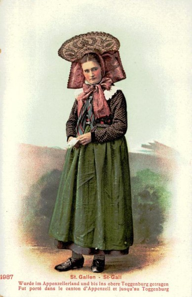 St.Galler Tracht Vorderseite