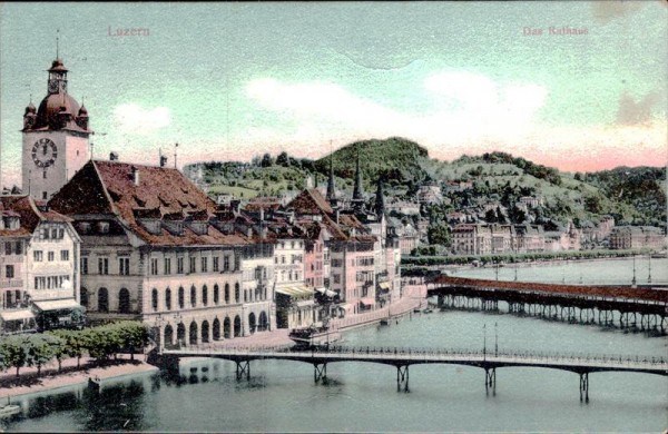 Luzern, Das Rathaus Vorderseite