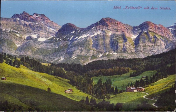 " Krätzerli " mit dem Säntis