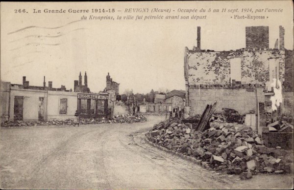 Revigny, La grande guerre 1914-15