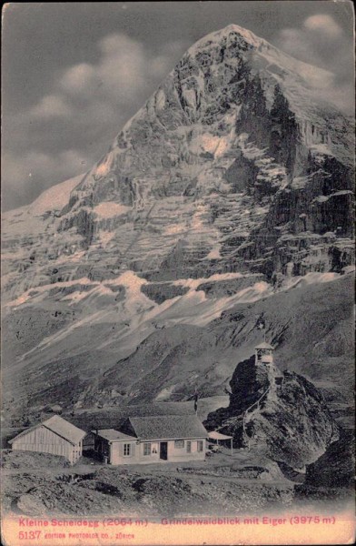 Kleine Scheidegg mit Eiger Vorderseite