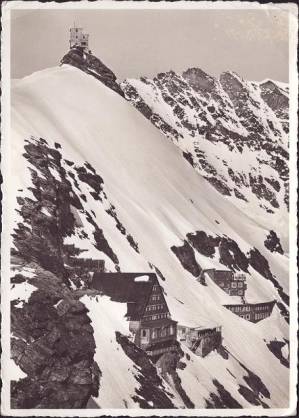 Hotel Berghaus, Jungfraujoch Vorderseite