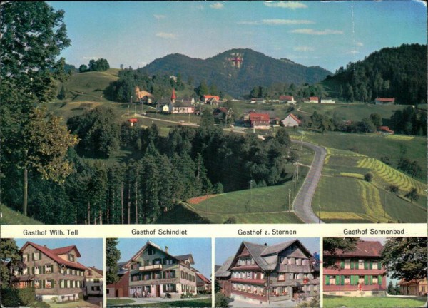 Sonniges Wander- und Feriengebiet Sternenberg mit Hörnli Vorderseite
