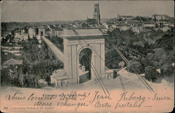 Fribourg et le Grand Pont Vorderseite