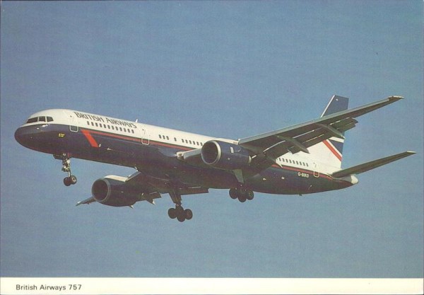 British Airways 757, London Vorderseite