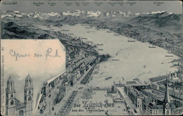 Der Zürich-See Vorderseite
