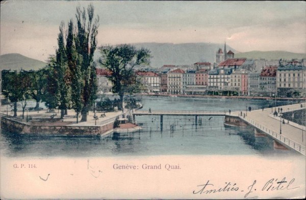 Genève/Grand Quai. Vorderseite
