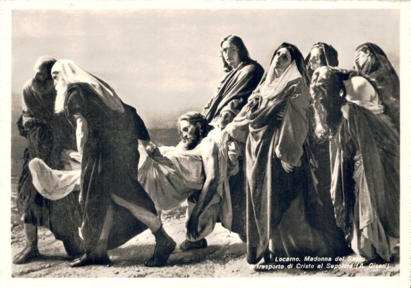 Locarno. Madonna del Sasso. Il transporto di Cristo portato al Sepolcro Vorderseite
