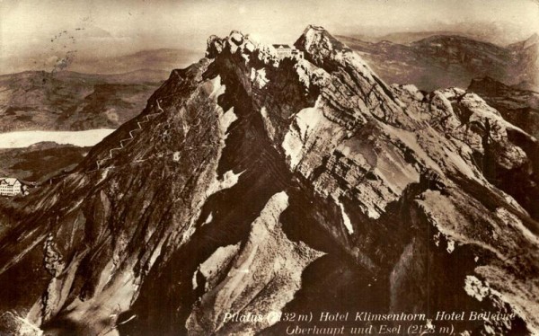 Pilatus, Hotel Klimsenhorn, Hotel Bellevue Vorderseite