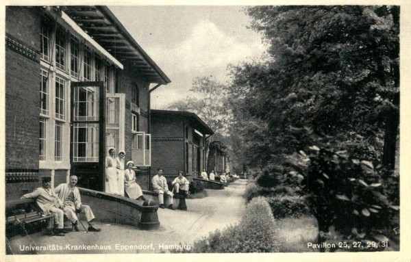 Hamburg, Universitäts-Krankenhaus Eppendorf Vorderseite
