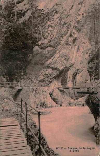Gorges de la Jogne  Vorderseite