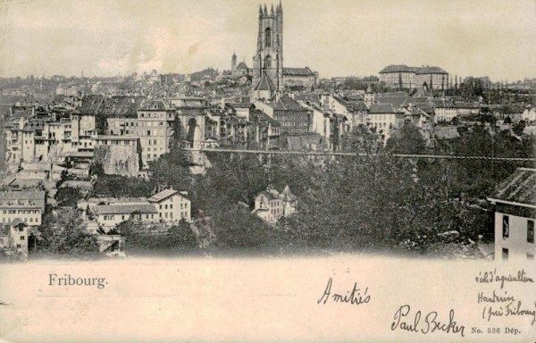 Freiburg im Üechtland Vorderseite