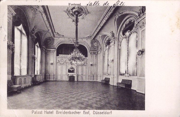 Palast Hotel Breidenbacher Hof. Düssendorf