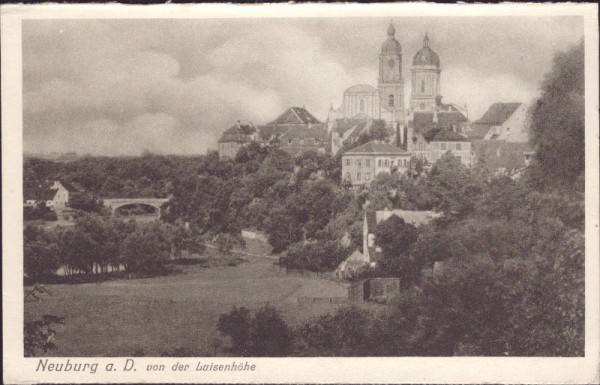 Neuburg a.D. von der Luisenhöhe