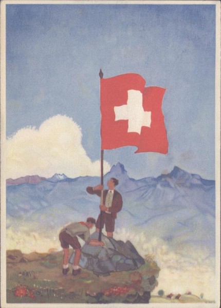 Bundesfeierkarte 1939 Vorderseite