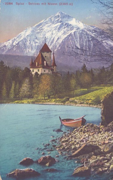 Spiez - Schloss mit Niesen (2366 m)