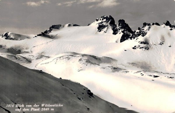 Blick von der Wildseelücke auf den Pizol Vorderseite