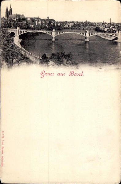 Gruss aus Basel Vorderseite