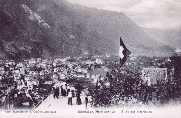 Interlaken Heimwehfluh - Blick auf Interlaken