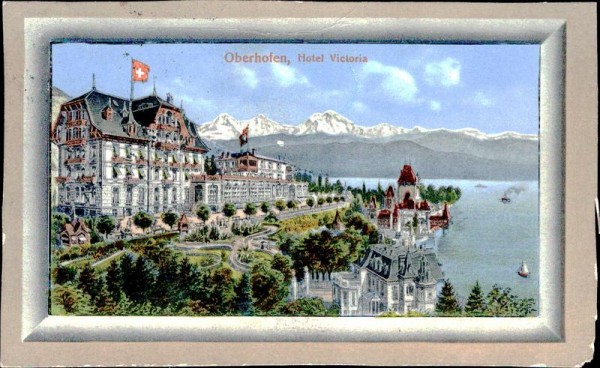 Oberhofen, Hotel Victoria Vorderseite