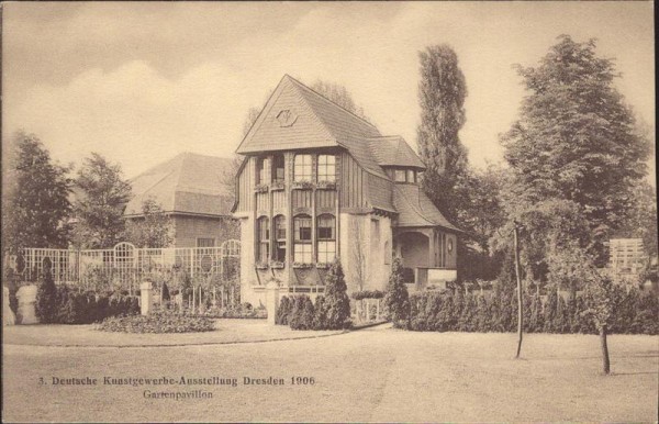 Deutsche Kunstgewerbe-Ausstellung Dresden 1906 Vorderseite