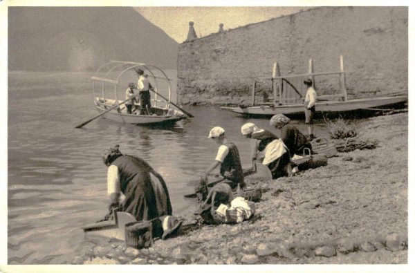 Lavandaie al lago, Lago di Lugano Vorderseite
