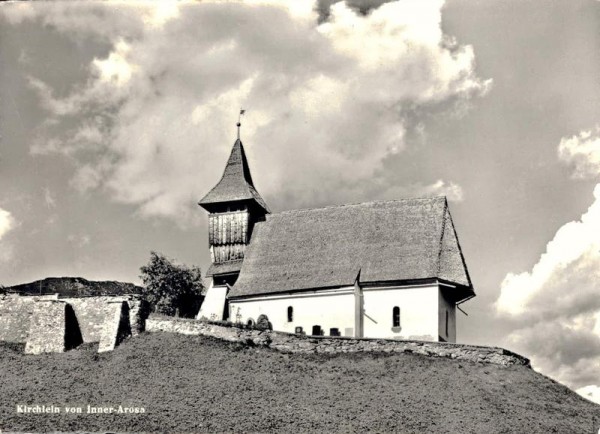 Kirchlein von Inner-Arosa Vorderseite