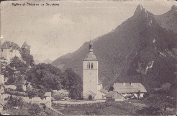 Eglise et Chateau de Gruyères