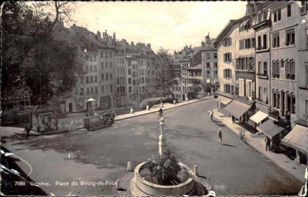 Genève, Place du Bourg-de-Four Vorderseite