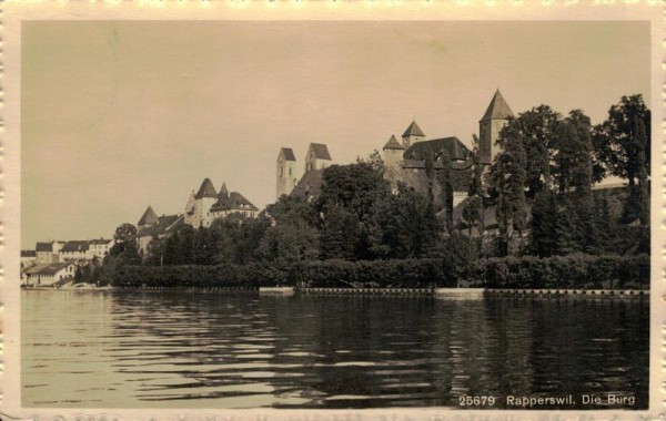 Rapperswil, Die Burg Vorderseite