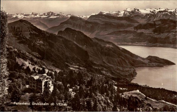 Ferienheim Grubisbalm ob Vitznau Vorderseite