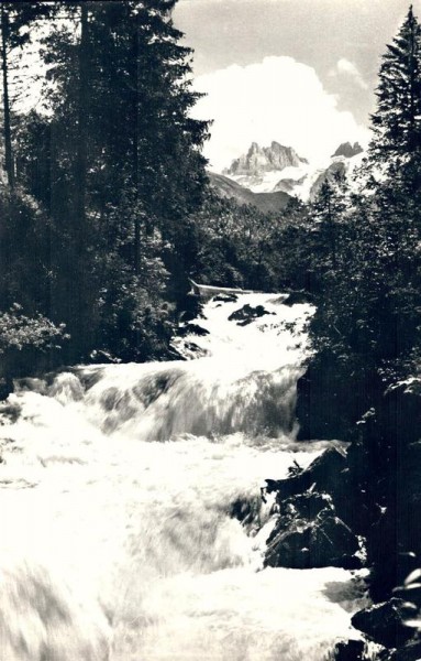 Engelberg. In der Aaschlucht Vorderseite