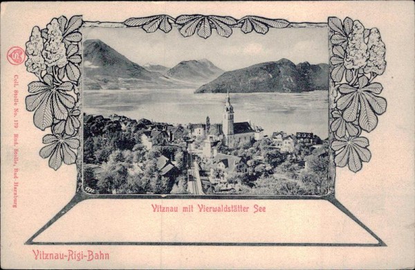 Vitznau mit Vierwaldstättersee Vorderseite