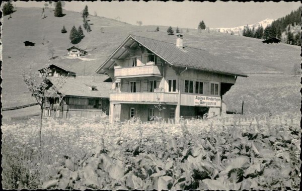 Adelboden, Kinderheim Bergsonne Vorderseite