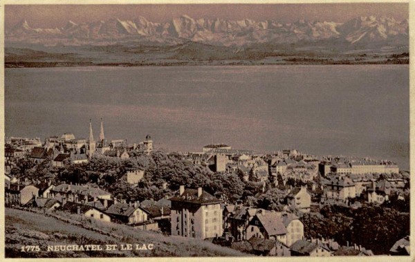 Neuchâtel et le Lac Vorderseite