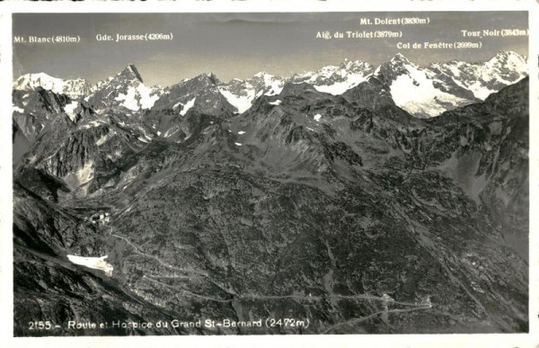 Route et Hospice du Grand St. Bernard Vorderseite