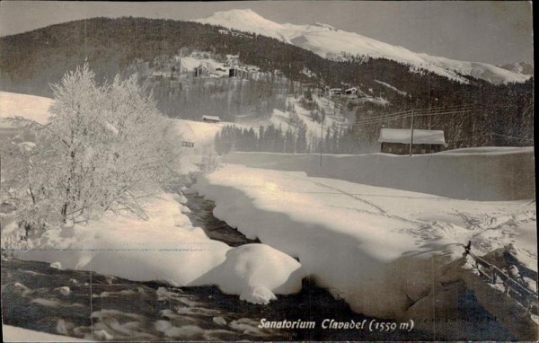 Sanatorium Clavadel (1550 m) Vorderseite