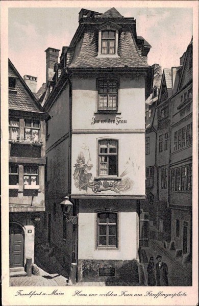Frankfurt am Main, Haus zur wilden Frau Vorderseite