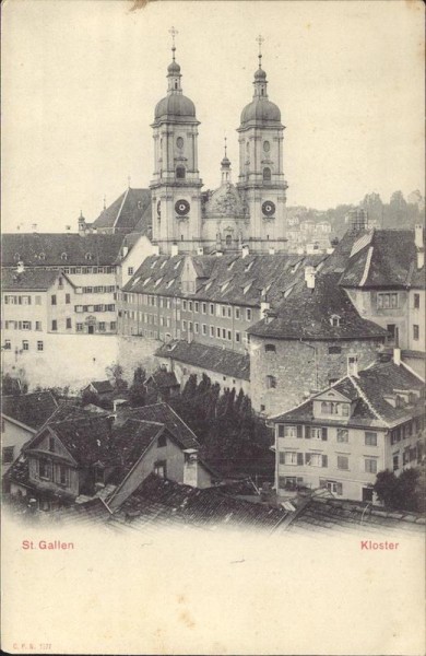St. Gallen, Kloster Vorderseite