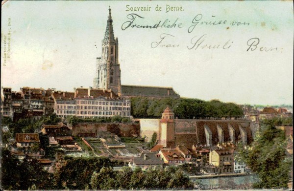 Souvenir de Berne Vorderseite