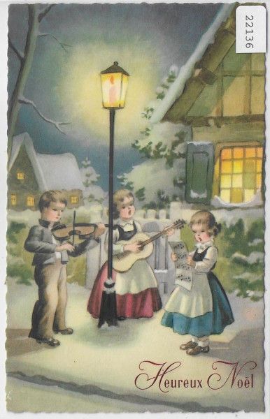 Heureux Noel - Fröhliche Wehnachten - Musizierende Kinder