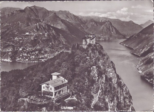 Lugano, Monte San Salvatore, Hotel Vetta e Chiesa