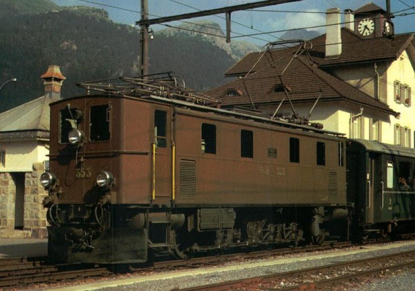Rhätische Bahn Vorderseite