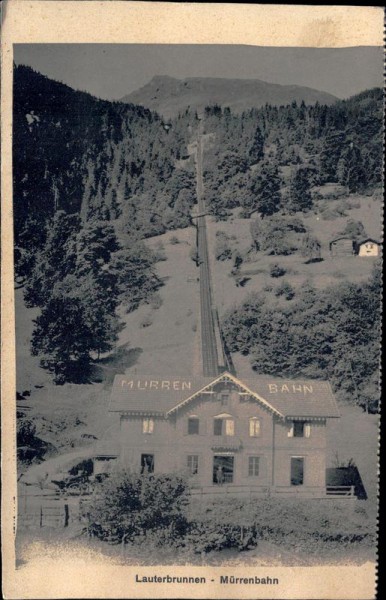 Lauterbrunnen, Mürrenbahn Vorderseite