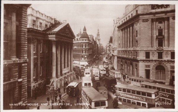 Mansion House and cheapside , London