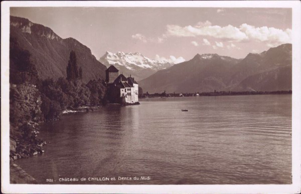 Château de Chillon et Dents du Midi