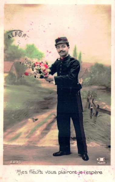 Mes fleurs vous plairont je l'espère / Meine Blumen werden dir gefallen, hoffe ich Vorderseite